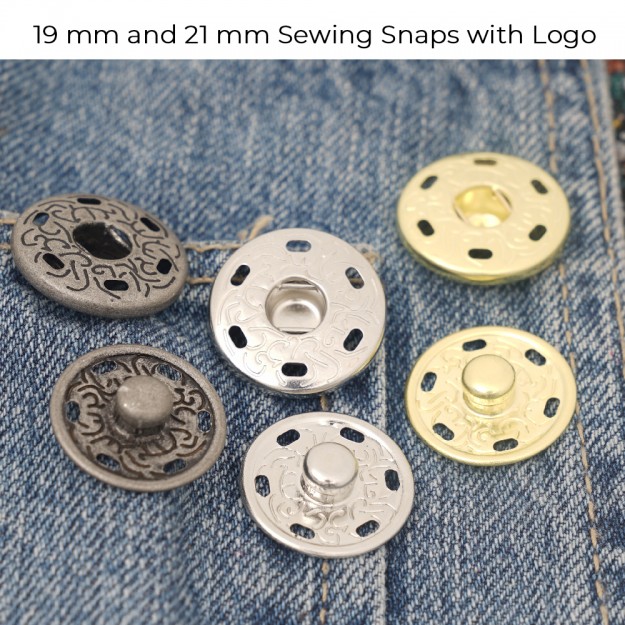 ▷ Sewing Snap Fasteners - Sewing Snap Fasteners Button Motif