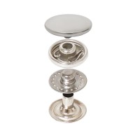 Vt2 Mini Spring Snap Button with Curved Coin Cap